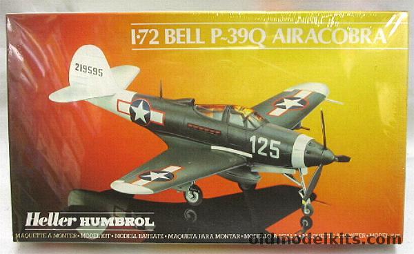 Heller 1/72 Bell P-39 Q/N Airacobra, 80271 plastic model kit